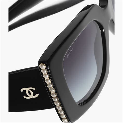 black chanel sunglasses with pearl|discount chanel sunglasses online.